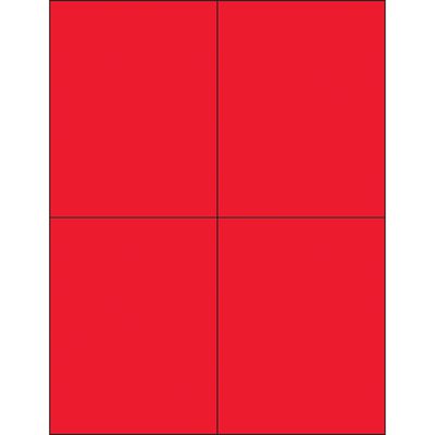 LL183RD.jpg A bold red square, akin to MH-USAs 4 1/4 x 5 1/2 labels, is artfully segmented into four smaller squares by fine black lines.