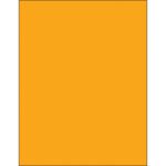 A solid fluorescent orange rectangle fills the frame, reminiscent of MH-USA 8 1/2 x 11 Fluorescent Orange Rectangle Laser Labels (100 Labels/Box) with vibrant intensity.