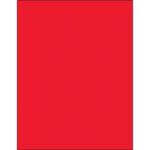 A solid red square fills the entire frame, similar to MH-USAs 8 1/2 x 11 Fluorescent Red Rectangle Laser Labels, creating a uniform background without visible textures.