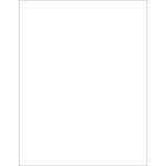 A plain white square with a thin gray border reminiscent of the sleek finish on MH-USA Glossy White Rectangle Laser Labels.