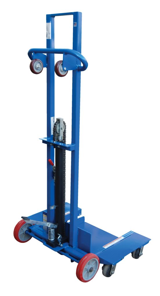 Low Profile Foot Pump Lift Swivel Caster