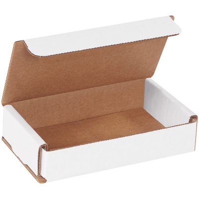 White Corrugated Mailers (50/Bundle)