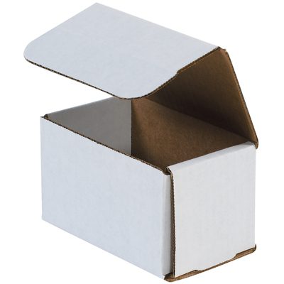 White Corrugated Mailers (50/Bundle)