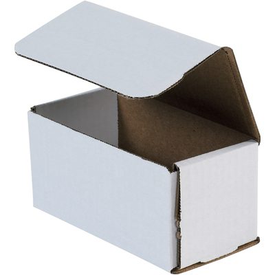 White Corrugated Mailers (50/Bundle)