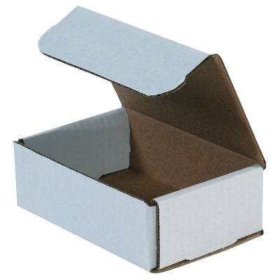 White Corrugated Mailers (50/Bundle)