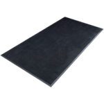 The MH-USA 32 x 39 Black Rubberized Entry Mat appears on a white background, showcasing its textured, sturdy surface suitable for flooring or exercise spaces.