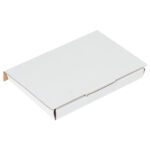 This rectangular box resembles the MH-USA White DVD Mailers with its flat, closed lid resting on a pristine white surface.