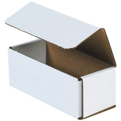 White Corrugated Mailers (50/Bundle)