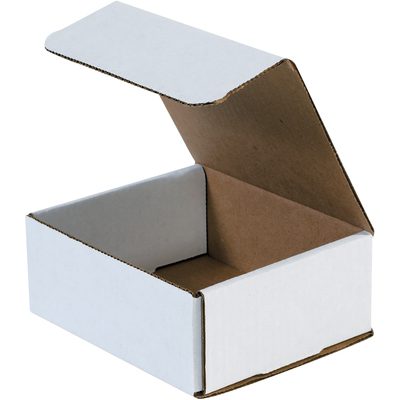 White Corrugated Mailers (50/Bundle)