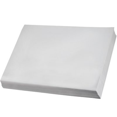 NP3630.jpg A stack of MH-USA 36 x 48 newsprint sheets, weighing 50 lbs. and neatly aligned, is placed on a white background.