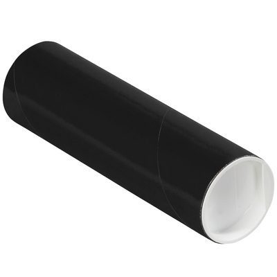 Black Tubes with Caps (50/Case)