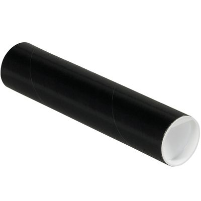 Black Tubes with Caps (50/Case)