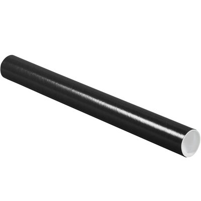 Black Tubes with Caps (50/Case)