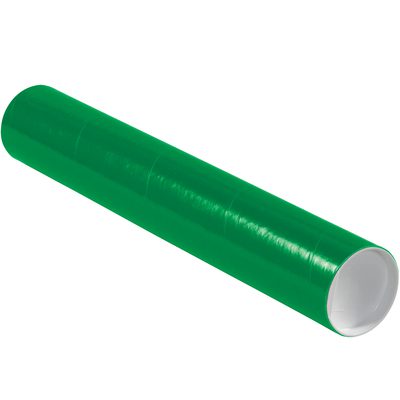 Green Tubes with Caps (24/Case)