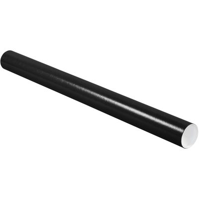 Black Tubes with Caps (24/Case)