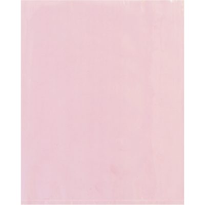 PBAS1110.jpg A plain, light pink sheet of paper with a smooth texture resembles the simplicity of MH-USA 6 x 9 - 4 Mil Anti-Static Flat Poly Bags (1000/Case). The paper has no visible markings or designs and is centered against a white background.