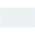 A plain, rectangular whiteboard with a thin metal frame complements the versatility of MH-USA Clear Face Document Envelopes (5 1/2 x 10, 1000/Case). Its clean surface is perfect for writing or drawing against a simple background.