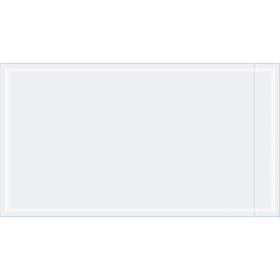 PL28.jpg A plain, rectangular whiteboard with a thin metal frame complements the versatility of MH-USA Clear Face Document Envelopes (5 1/2 x 10, 1000/Case). Its clean surface is perfect for writing or drawing against a simple background.