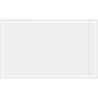 PL472.jpg A blank, light gray rectangle with a faint border on white resembles a placeholder, akin to an MH-USA 4 1/2 x 7 1/2 Clear Face Document Envelope (1000/Case), offering versatile space for organizing or displaying items.
