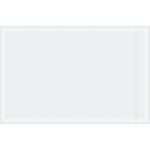 A plain, translucent white rectangle with a thin border on a white background resembles the MH-USA 6.5 x 10 Clear Face Document Envelopes (1000/Case).