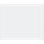 A plain, transparent glass pane is shown against a white background, echoing the clarity of MH-USA 9 1/2 x 12 Clear Face Document Envelopes (500/Case). It looks clean and smooth with subtle edge lines.