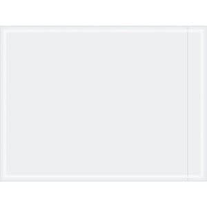 A blank whiteboard with a thin border, echoing the clarity and structure offered by MH-USA 4 1/2 x 6 Clear Face Document Envelopes (1000/Case), is set against a plain background.