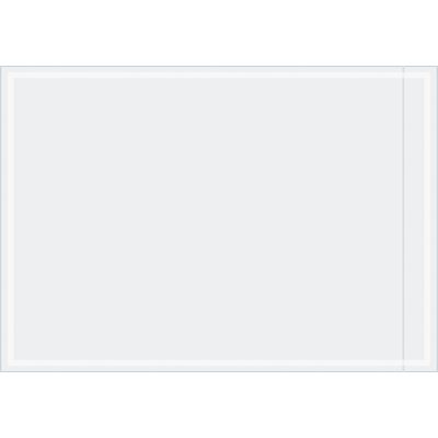 PL520.jpg A blank, light gray square with a subtle border embodies the minimalist elegance of MH-USA 7 x 10 Clear Face Document Envelopes (1000/Case), reflecting its simple, uncluttered design like a pristine CD cover.