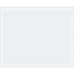 The MH-USA 5 1/2 x 4 1/2 Clear Face Document Envelopes (1000/Case) boast a plain, light gray frame with a thin border, embodying minimalistic elegance with their muted, neutral tone.