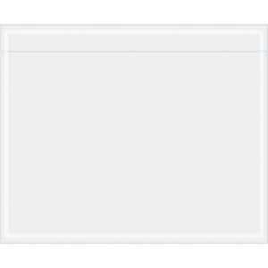 The MH-USA 5 1/2 x 4 1/2 Clear Face Document Envelopes (1000/Case) boast a plain, light gray frame with a thin border, embodying minimalistic elegance with their muted, neutral tone.