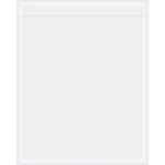 A simple white square with a slight border shadow reflects the sleek and minimalistic style of MH-USA document envelopes, creating an elegant frame effect without any frills.