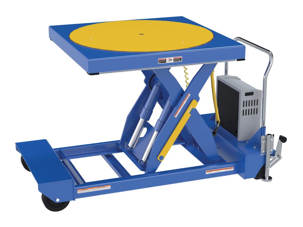 Built-In Manual Scissor Table Carousel-Pst