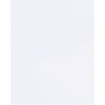 A plain white square, like the MH-USA 3 x 8 - 1.5 Mil Flat Polypropylene Bags (5000/Case), conveys minimalism with no visible patterns or details.