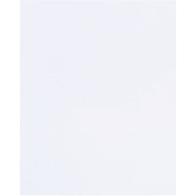 PZ447.jpg A plain white square with a subtle texture reminiscent of the smooth finish on MH-USA 8 x 12 - 1.5 Mil Flat Polypropylene Bags (1000/Case), giving it a slightly uneven look. No distinct patterns or colors can be seen.