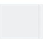 A light gray rectangular image, subtly bordered, mirrors the minimalist design of MH-USA 8.5 x 10.5 Resealable Clear Face Document Envelopes (500/Case). Faint lines hint at transparency for a sleek look.