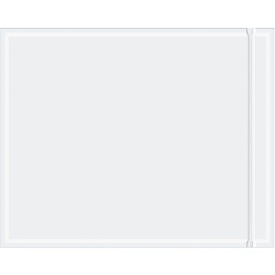 RCF810.jpg A light gray rectangular image, subtly bordered, mirrors the minimalist design of MH-USA 8.5 x 10.5 Resealable Clear Face Document Envelopes (500/Case). Faint lines hint at transparency for a sleek look.