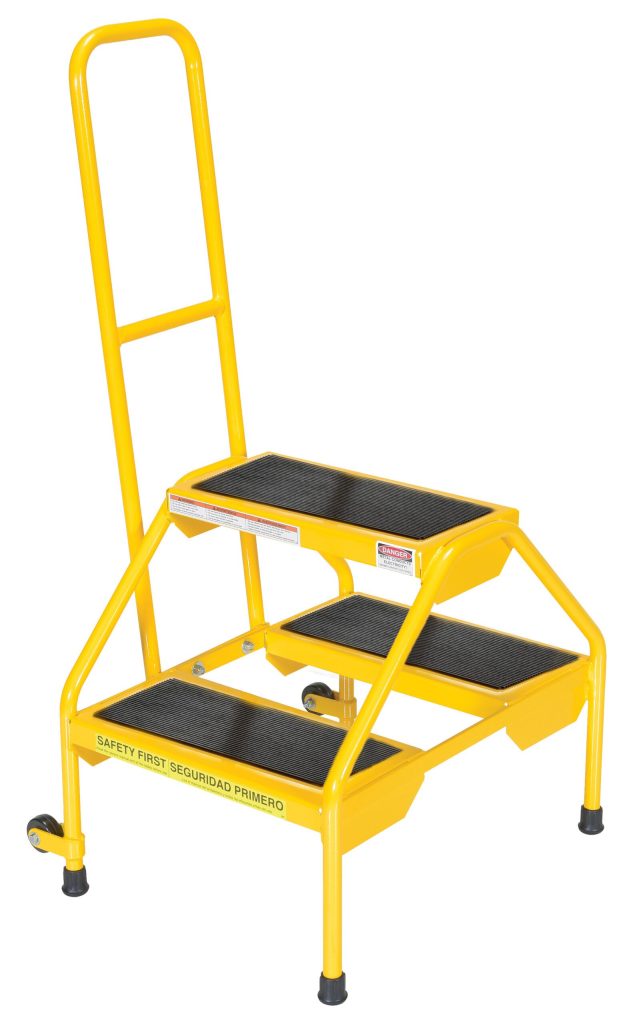 Yellow Rolling Two Step-Rubber Matting