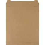 The 22 x 27 Kraft Stayflats® Mailers (50/Case) feature reinforced flaps and sturdy edges, making them ideal for securely mailing large documents or items.