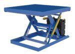 The Vestil Scissor Lift Table 42X42 2000 Capacity Ac offers a rectangular platform, durable hydraulics, and precise controls, making it ideal for lifting and supporting up to 2000 lbs in industrial or warehouse environments.