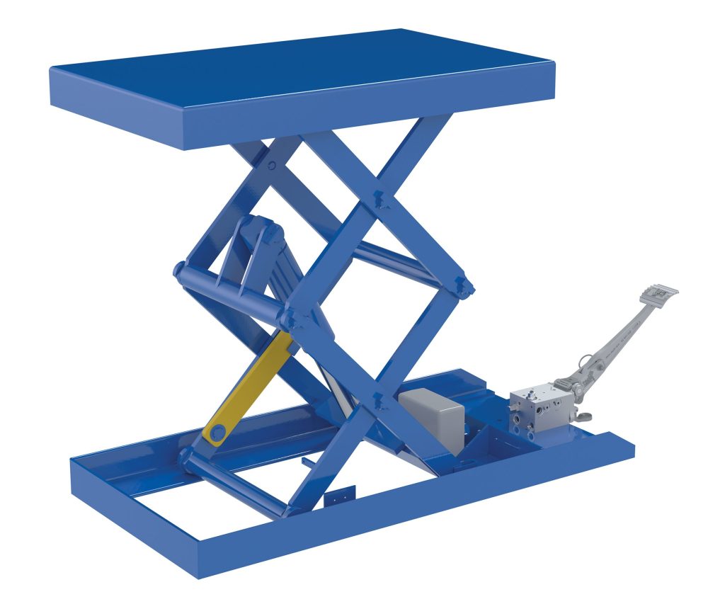 Dbl Scissor Lift Tbl 1000 Foot Pump