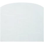 A plain, light gray curved rectangle with a smooth surface, similar to the minimalist elegance of MH-USA shrink bags set against a pristine white background.