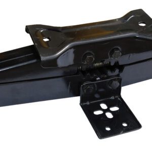 The Vestil Scissor Jack 7500 Lb 23 In Lift Range is a black lifting tool with a turning mechanism for elevating vehicles. It features a metal base and threaded rod, allowing adjustable height up to 23 inches, with compact arms for excellent leverage.