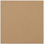 A smooth, plain square resembling MH-USA 7 7/8 x 7 7/8 Corrugated Layer Pads (100/Bundle) offers sturdiness with no markings or designs.