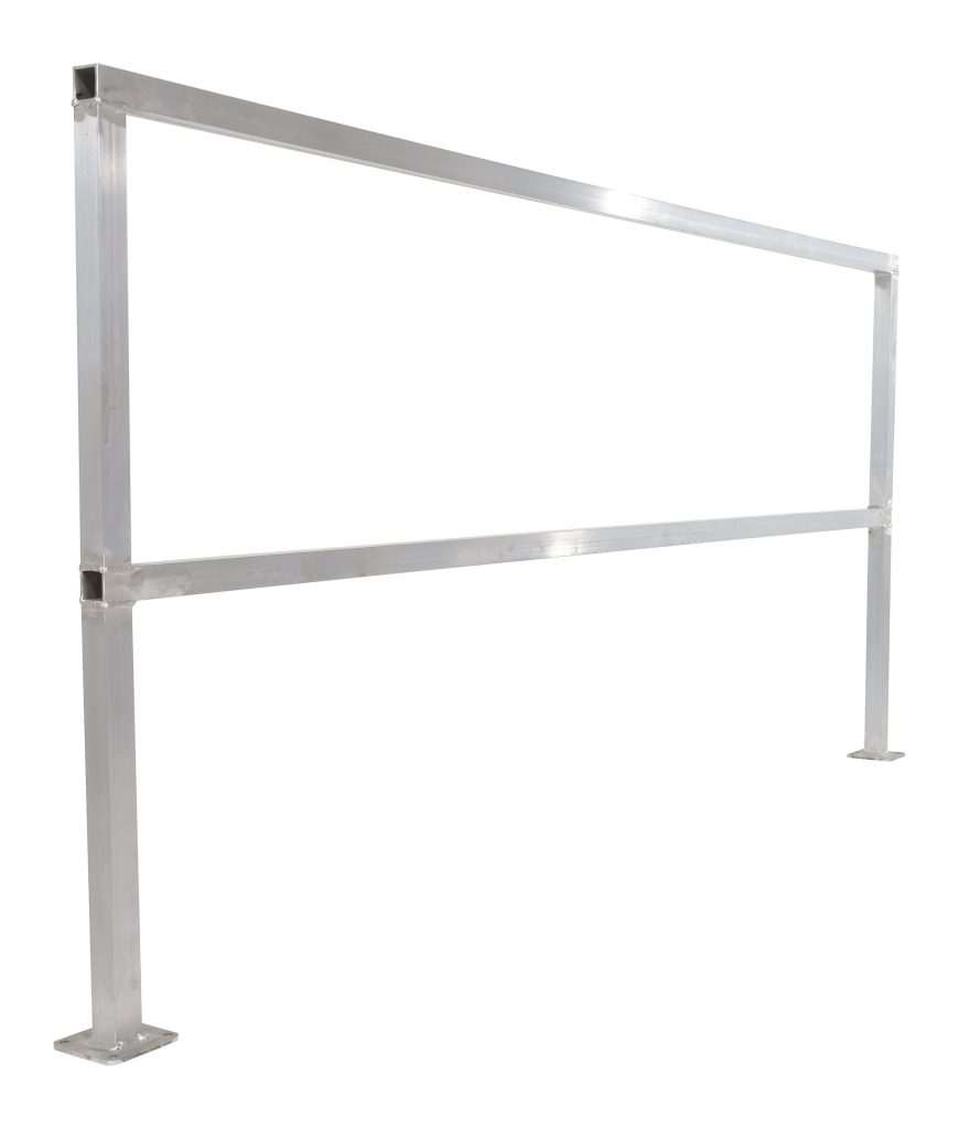 Aluminum Safety Handrail No Toeboard