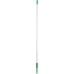 The MH-USA 7-18 Telescopic Pole is an elegant white and green pole designed for effortlessly reaching challenging heights.