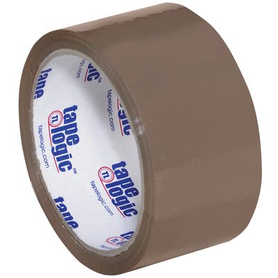 T901600T.jpg A case of 36 rolls of 2 x 55 yds. Tan Tape Logic® Lbs600 Economy Tape with a glossy finish is perfect for sealing boxes. The inner label displays tape logic in blue and red.