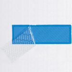A 2 x 5 3/4 blue Tape Logic® Security Strip is displayed on a plain white background, with its tamper-proof label partially peeled to show VOID. Ideal for securing packages.