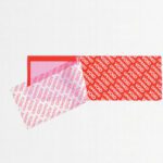 The 2 x 5 3/4 Red Tape Logic® Security Strips (1 Pack), available on a roll, reveal VOID when peeled, indicating tampering or opening.