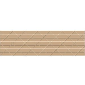 This Kraft Central® tape features a tan geometric pattern with diagonal and horizontal lines forming striking diamond shapes.
