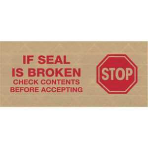 Tape Logic Pre-Printed Reinforced Water Activated Tape