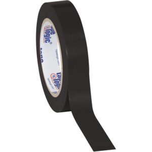 The 1 x 36 yds. black Tape Logic® solid vinyl safety tape partially unrolls from its branded inner ring and comes in a convenient 3 pack, adding durability and professionalism to your projects.